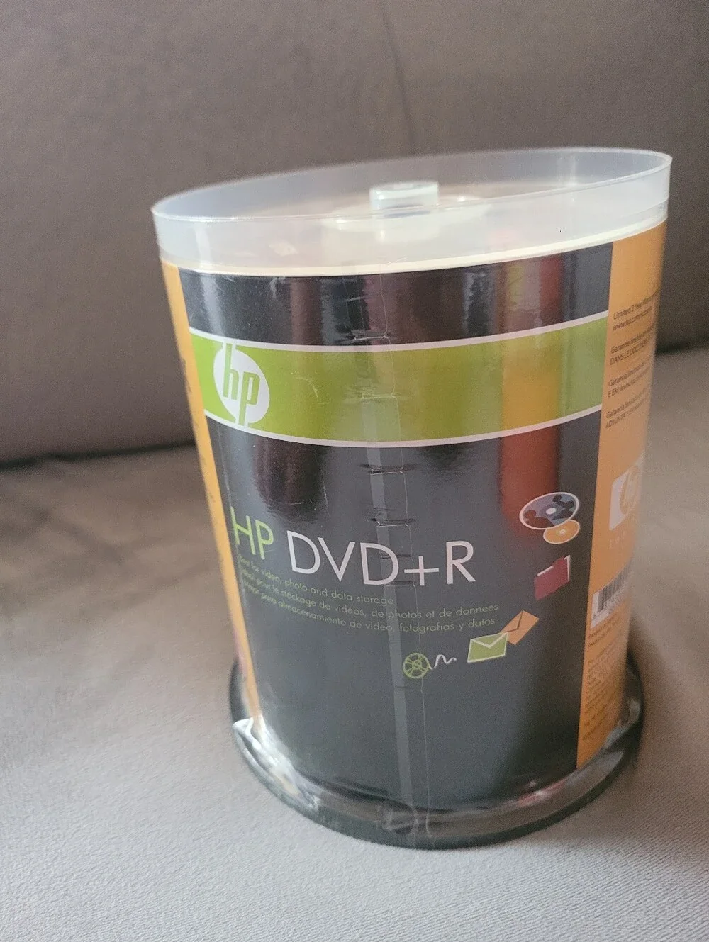 Dvd-R 100 Pcs Plus 100 pcs Pockets.